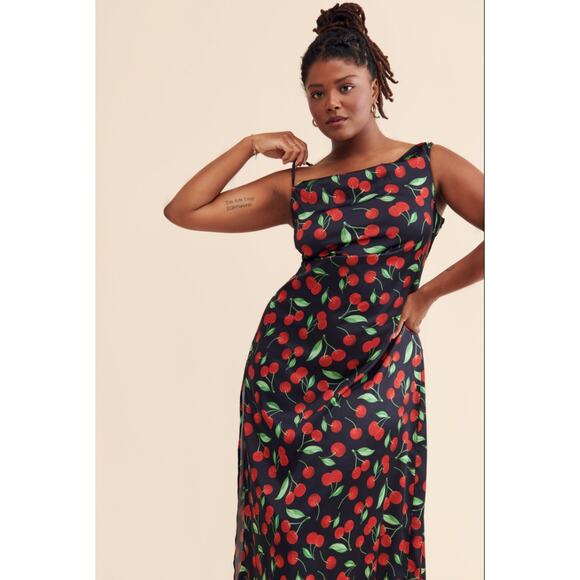 FOR LOVE & LEMONS Xena Midi Dress Size L - Picture 4 of 13